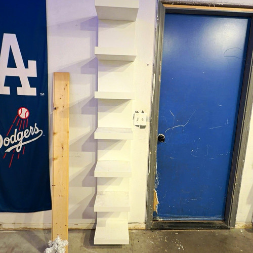 Ikea white tier - white, wall