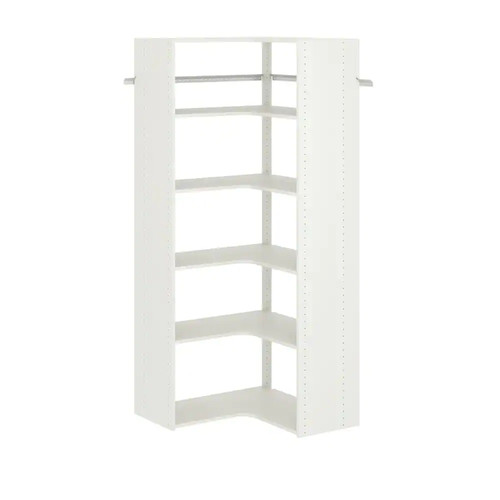 White corner unit - in.,