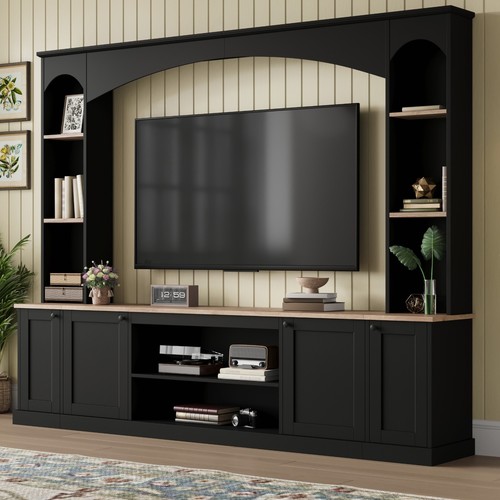 Arched entertainment center - arched,
